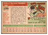 1955 Topps Baseball #199 Bert Hamric Dodgers VG 467670