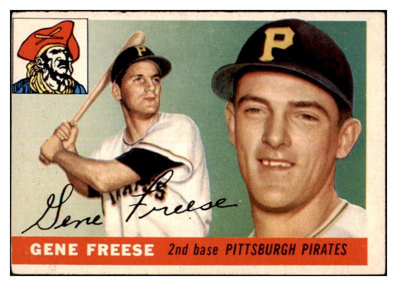 1955 Topps Baseball #205 Gene Freese Pirates VG 467674