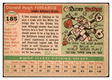 1955 Topps Baseball #185 Don Ferrarese Orioles VG 467679