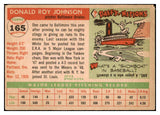 1955 Topps Baseball #165 Don Johnson Orioles VG 467681