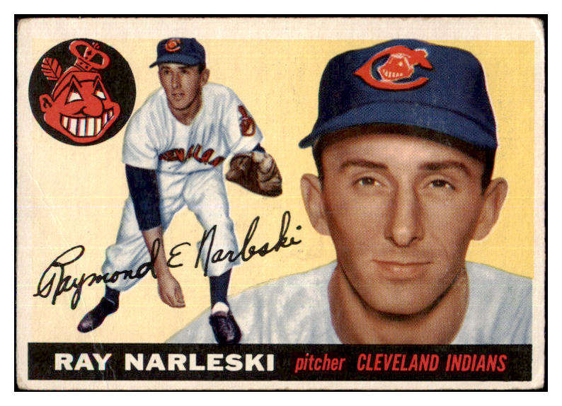 1955 Topps Baseball #160 Ray Narleski Indians GD-VG 467698