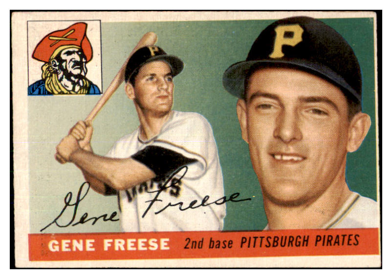 1955 Topps Baseball #205 Gene Freese Pirates VG-EX 467702