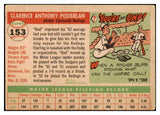 1955 Topps Baseball #153 Bud Podbielan Reds VG 467708