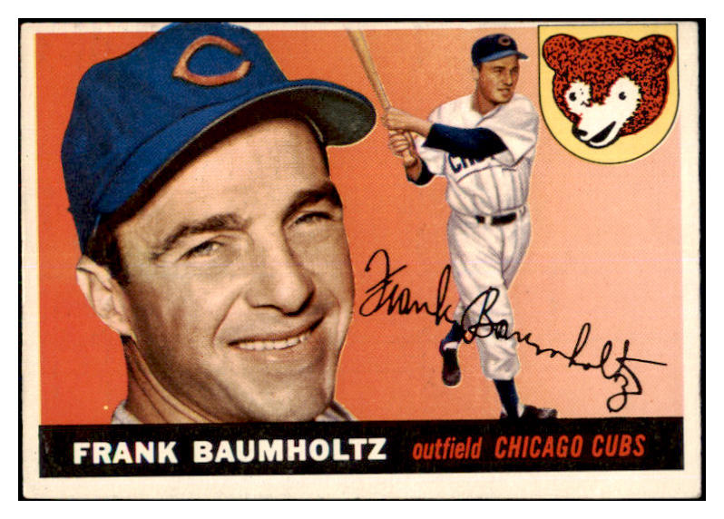 1955 Topps Baseball #172 Frank Baumholtz Cubs VG-EX 467727