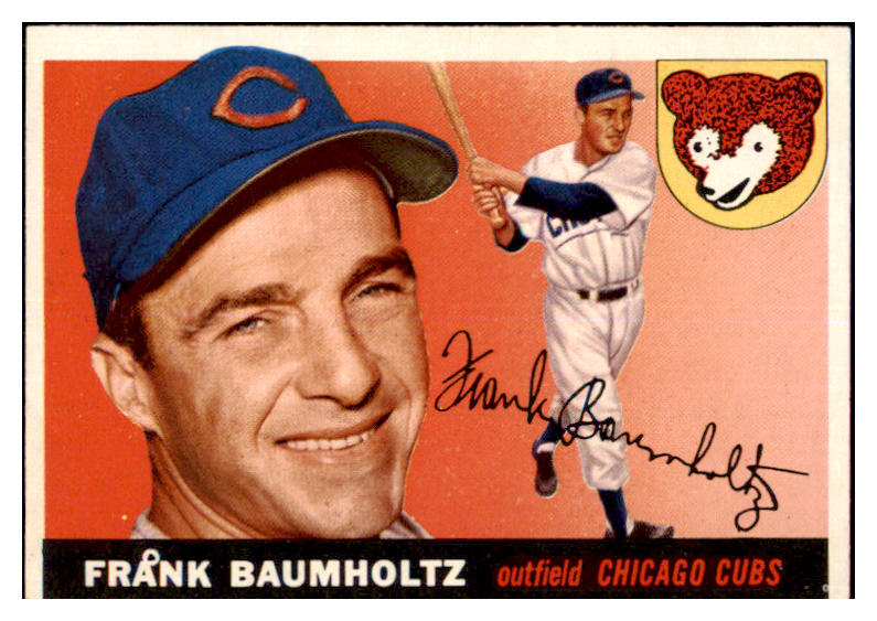1955 Topps Baseball #172 Frank Baumholtz Cubs VG 467729