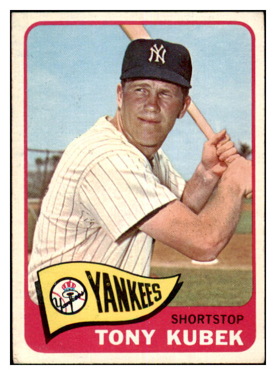 1965 Topps Baseball #065 Tony Kubek Yankees VG-EX 467730