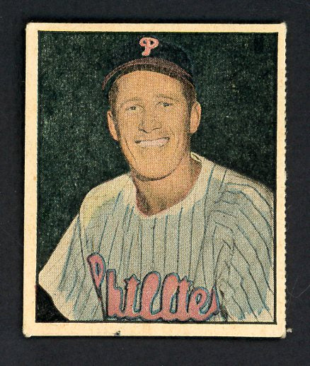 1951 Berk Ross #002-10 Mike Goliat Phillies EX 467876