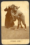 1910 Roth & Langley Baseball Postcards Strike One GD-VG Posted 467908