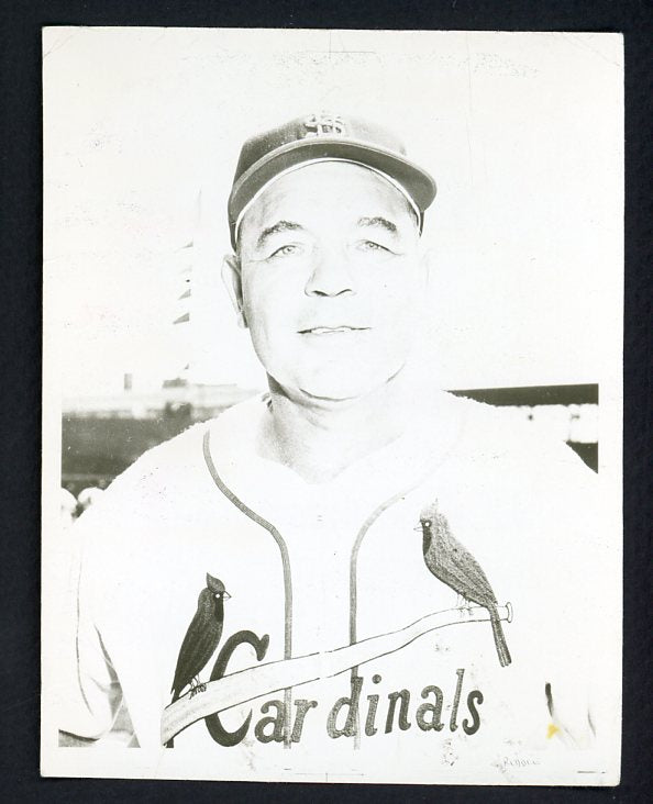 1954 Hunters Wieners Proof Photo John Riddle Cardinals VG-EX 467946