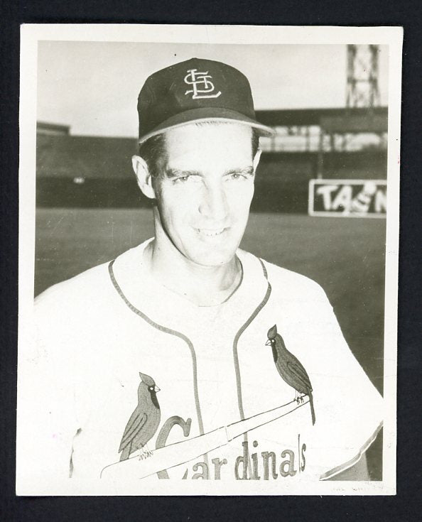 1954 Hunters Wieners Proof Photo Hal White Cardinals VG-EX 467947
