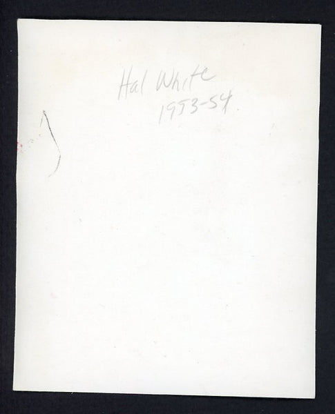 1954 Hunters Wieners Proof Photo Hal White Cardinals VG-EX 467947