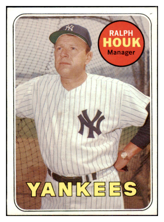 1969 Topps Baseball #447 Ralph Houk Yankees EX-MT 467956