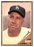 1962 Topps Baseball #500 Duke Snider Dodgers VG-EX/EX 467980