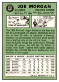 1967 Topps Baseball #337 Joe Morgan Astros EX+/EX-MT 467981