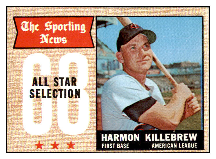 1968 Topps Baseball #361 Harmon Killebrew A.S. Twins EX-MT 467994