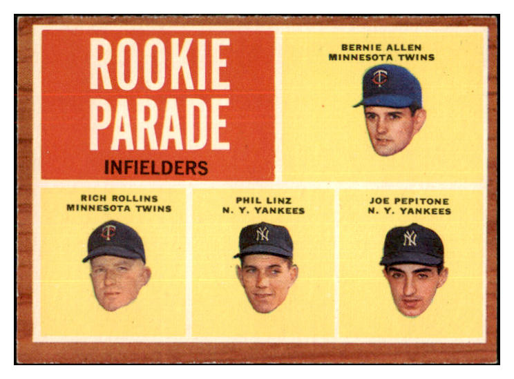 1962 Topps Baseball #596 Joe Pepitone Yankees EX-MT 468004