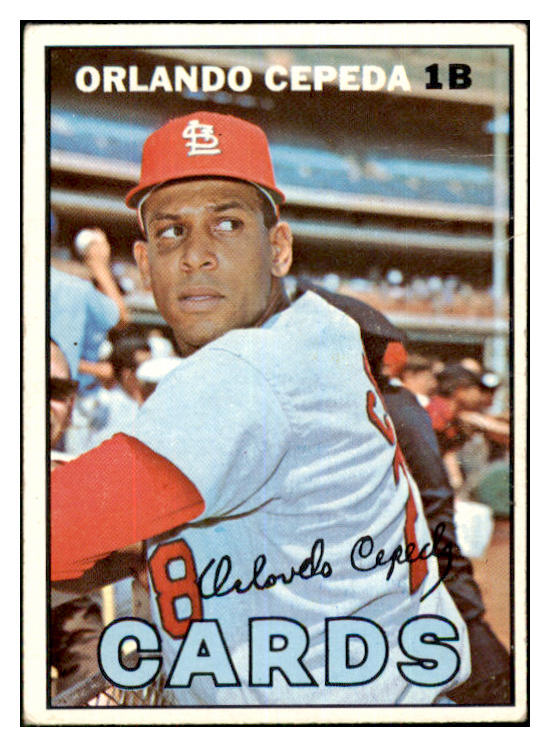 1967 Topps Baseball #020 Orlando Cepeda Cardinals VG-EX 468031