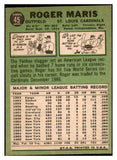 1967 Topps Baseball #045 Roger Maris Cardinals VG-EX 468033