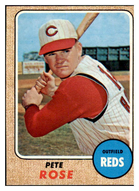 1968 Topps Baseball #230 Pete Rose Reds EX-MT oc 468069