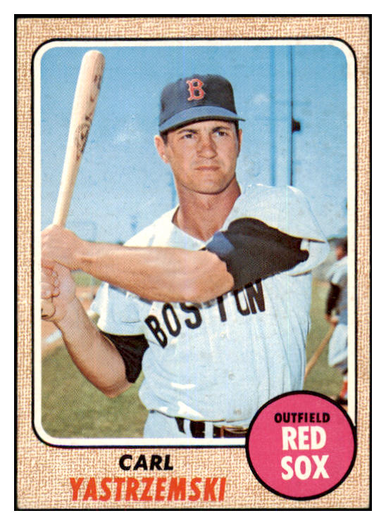1968 Topps Baseball #250 Carl Yastrzemski Red Sox EX-MT 468071