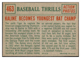 1959 Topps Baseball #463 Al Kaline IA Tigers EX 468073