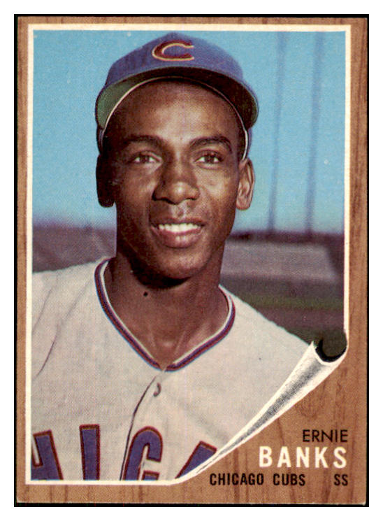 1962 Topps Baseball #025 Ernie Banks Cubs EX-MT 468080
