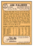 1968 Topps Baseball #575 Jim Palmer Orioles EX-MT/NR-MT 468092