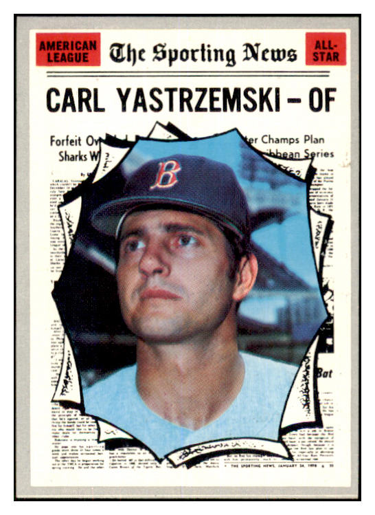 1970 Topps Baseball #461 Carl Yastrzemski A.S. Red Sox EX-MT 468098