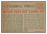 1959 Topps Baseball #470 Stan Musial IA Cardinals EX+/EX-MT 468105