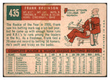 1959 Topps Baseball #435 Frank Robinson Reds VG 468108