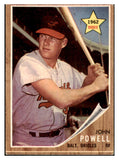 1962 Topps Baseball #099 Boog Powell Orioles VG-EX 468116