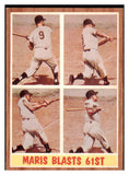 1962 Topps Baseball #313 Roger Maris IA Yankees EX-MT 468135