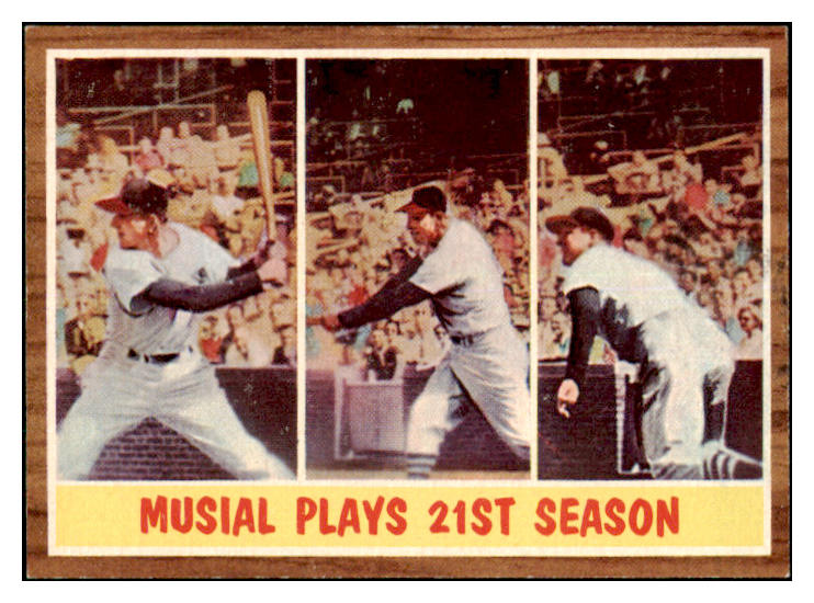 1962 Topps Baseball #317 Stan Musial IA Cardinals NR-MT 468139