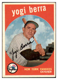 1959 Topps Baseball #180 Yogi Berra Yankees VG-EX 468147