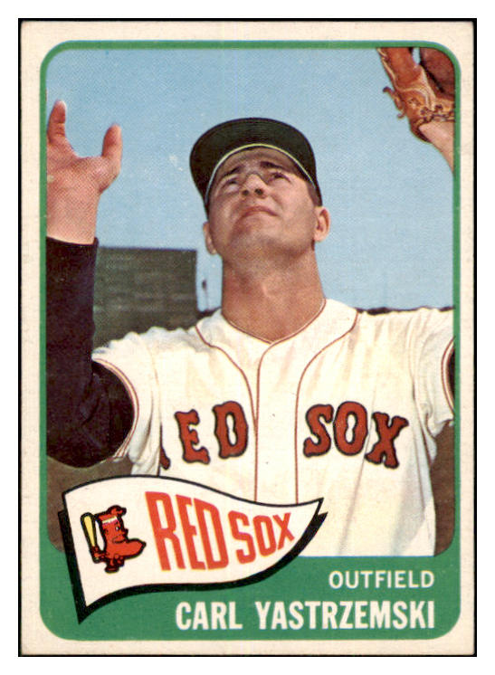 1965 Topps Baseball #385 Carl Yastrzemski Red Sox EX+/EX-MT 468152