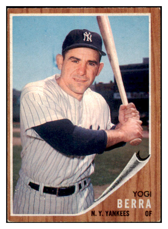 1962 Topps Baseball #360 Yogi Berra Yankees EX+/EX-MT 468158
