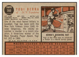 1962 Topps Baseball #360 Yogi Berra Yankees EX+/EX-MT 468158