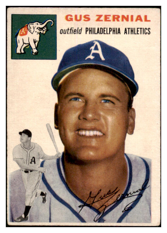 1954 Topps Baseball #002 Gus Zernial A's VG-EX 468171
