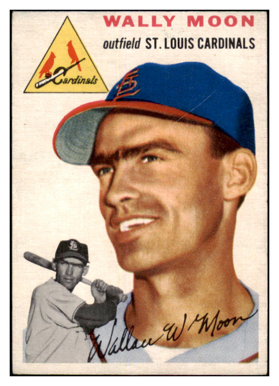 1954 Topps Baseball #137 Wally Moon Cardinals VG-EX 468176