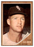 1962 Topps Baseball #116 Herb Score White Sox EX 468212