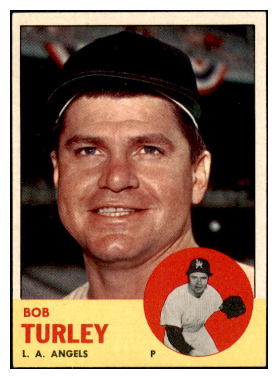 1963 Topps Baseball #322 Bob Turley Angels EX-MT 468248