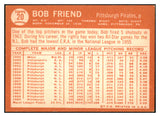 1964 Topps Baseball #020 Bob Friend Pirates EX 468262
