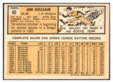 1963 Topps Baseball #080 Jim Gilliam Dodgers EX 468267