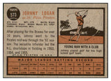 1962 Topps Baseball #573 Johnny Logan Pirates NR-MT 468300