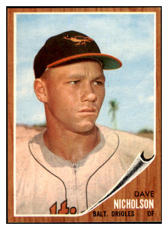 1962 Topps Baseball #577 Dave Nicholson Orioles NR-MT 468303