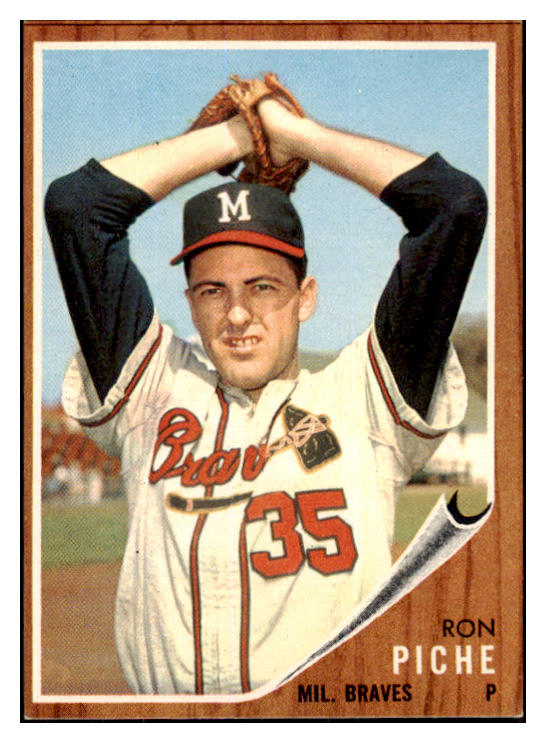 1962 Topps Baseball #582 Ron Piche Braves NR-MT 468305