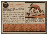 1962 Topps Baseball #557 Bob Anderson Cubs NR-MT 468320