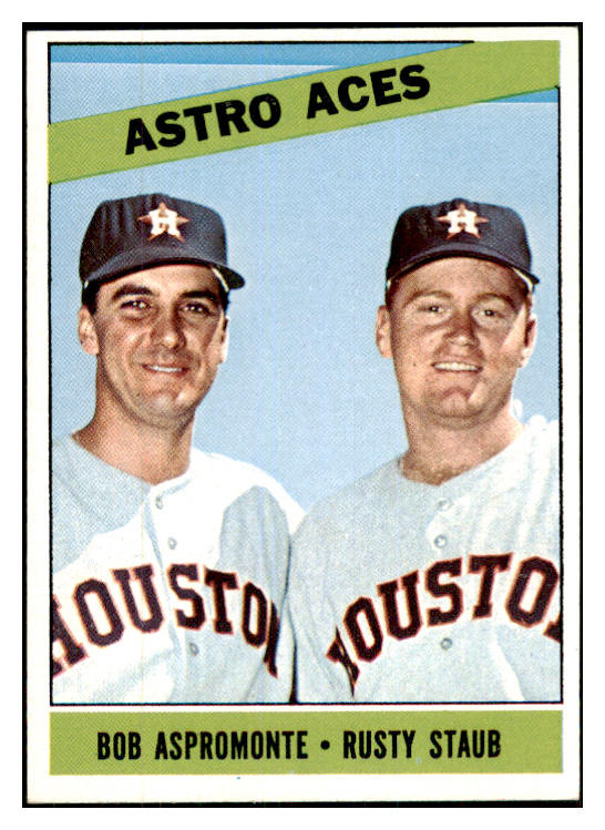 1966 Topps Baseball #273 Rusty Staub Bob Aspromonte EX-MT 468333