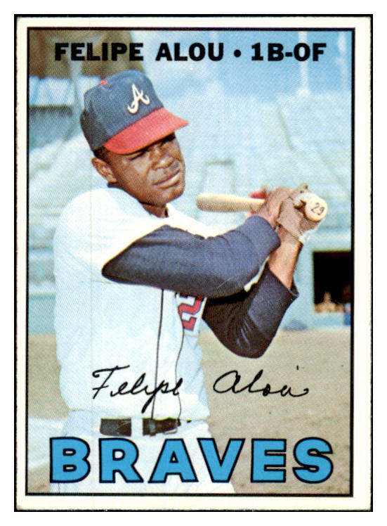 1967 Topps Baseball #530 Felipe Alou Braves EX-MT 468336