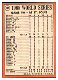 1969 Topps Baseball #167 World Series Game 6 Northrup EX-MT 468373